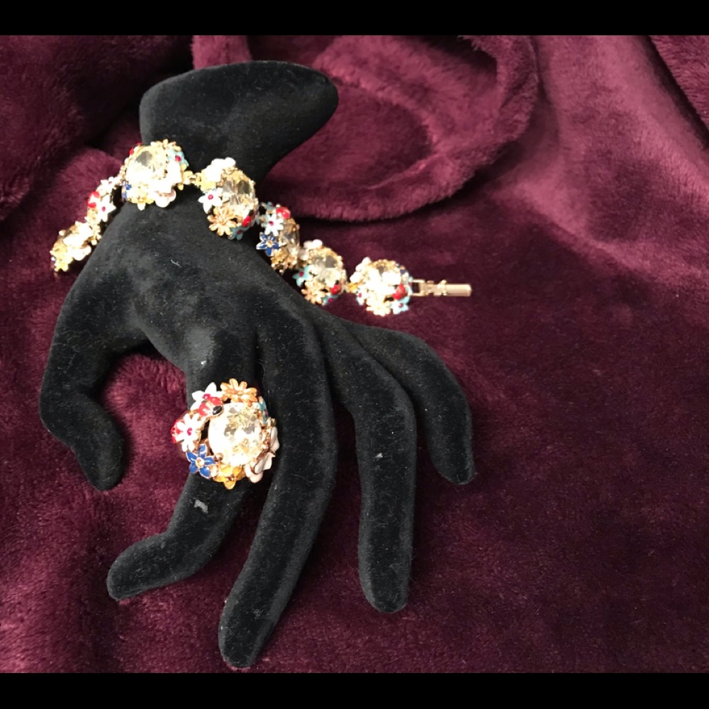 Beautiful designer ring and bracelet